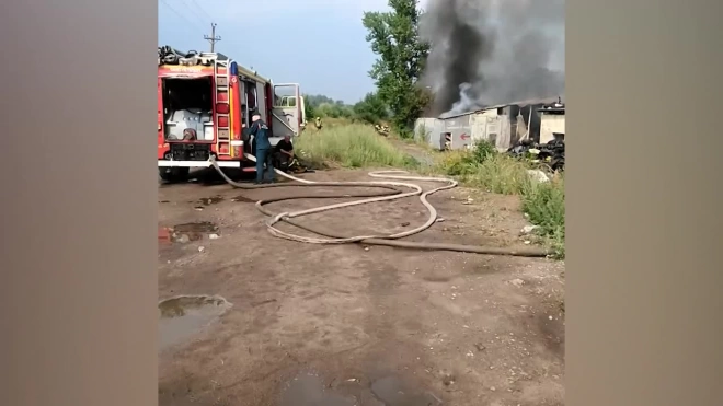 Спасатели локализовали пожар в Пушкинском районе