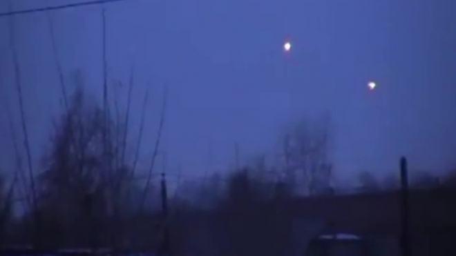 В небе под Челябинском жители заметили НЛО