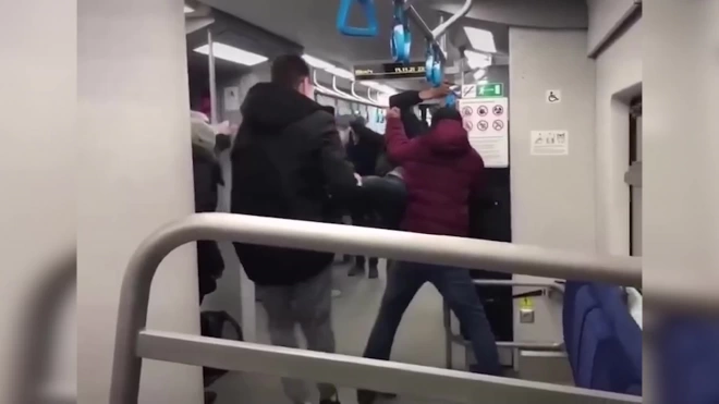 В Москве произошла драка в вагоне поезда на МЦК