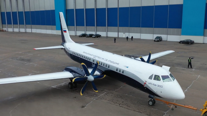 В России начали сборку первого серийного Ил-114-300