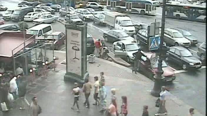 "Невыездное" ДТП у Московского вокзала