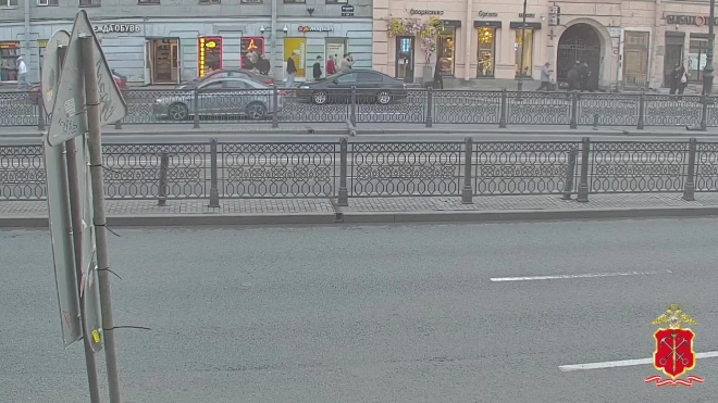 На Лиговском проспекте произошло серьёзное ДТП с мотоциклистом