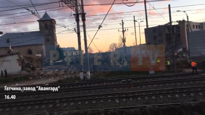 Видео: первые 30 минут после взрыва на заводе "Авангард"