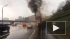 Жуткое видео из Москвы: "Мазерати" на скорости врезался в столб и загорелся