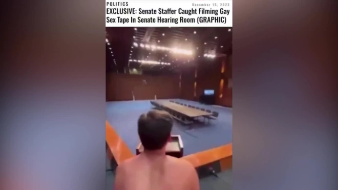 Помощник сенатора США снимал порно со своим участием в Капитолии