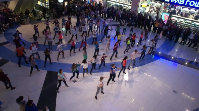 Flashmob Backstreet Boys "Show Em2014" in Russia