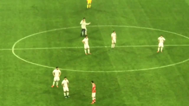 Видео: болельщик выбежал на поле и сделал селфи с Пике во время матча "Россия - Испания"
