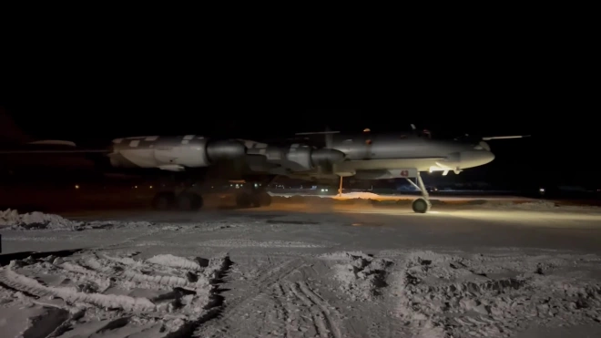 Два Ту-95МС выполнили плановый полет над Беринговым и Чукотским морями