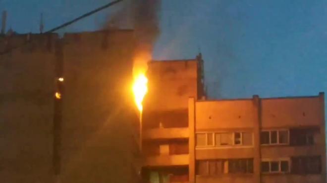 В доме на проспекте Маршала Жукова произошёл пожар