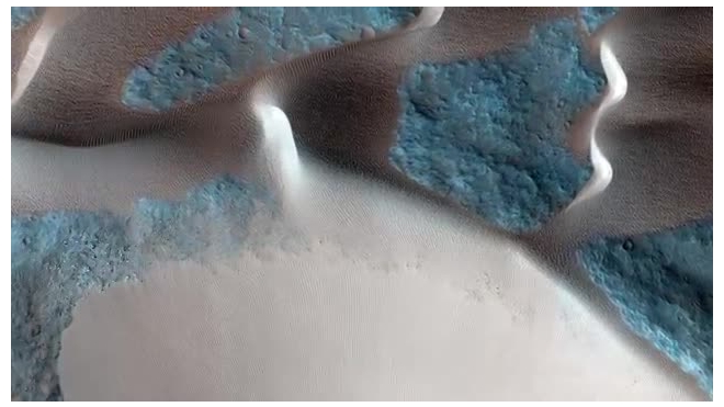 NASA опубликовало уникальное видео "живого" Марса
