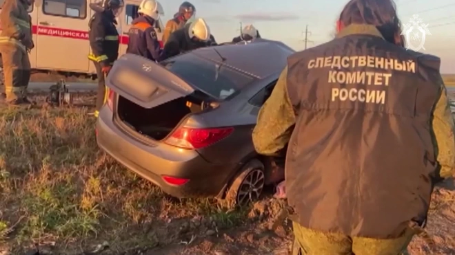 В Саратовской области возбуждено дело о гибели трех человек в ДТП