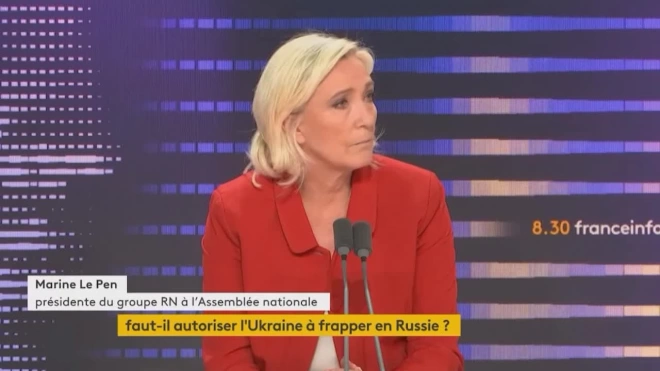 Ле Пен назвала заявление Макрона об ударах по России шагом к мировой войне