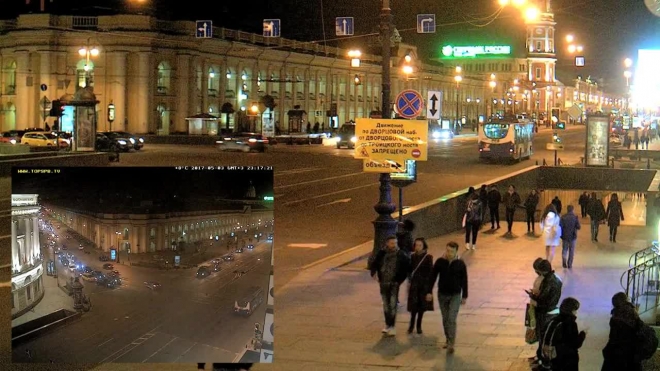 Страшная авария на Невском проспекте попала на видео