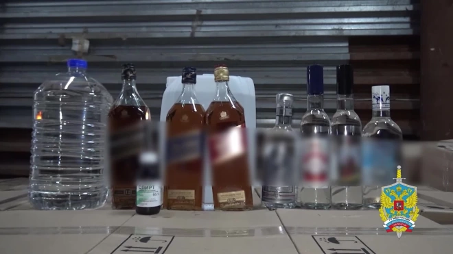 Склад с поддельными водкой и виски на 4 млн рублей обнаружили в Подмосковье