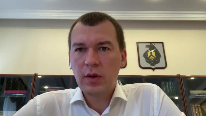 Дегтярев заявил, что у митингующих в Хабаровске изъяли топор и ножи