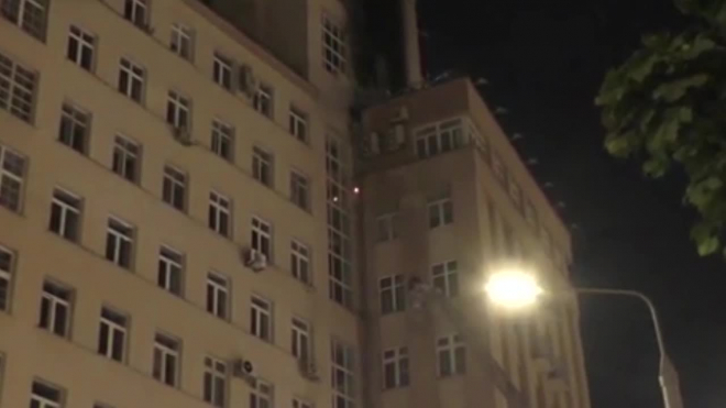 В Москве ночью горел знаменитый "Дом на Набережной"