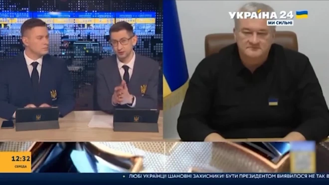 На канале "Украина 24" появилась строка с призывом Зеленского к ВСУ сложить оружие