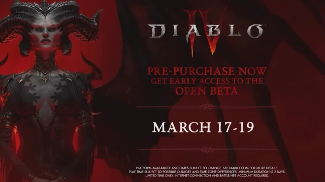 Blizzard представила геймплейный трейлер беты Diablo 4