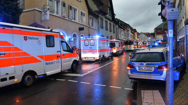 В Германии школьный автобус врезался в здание: Пострадали 43 человека