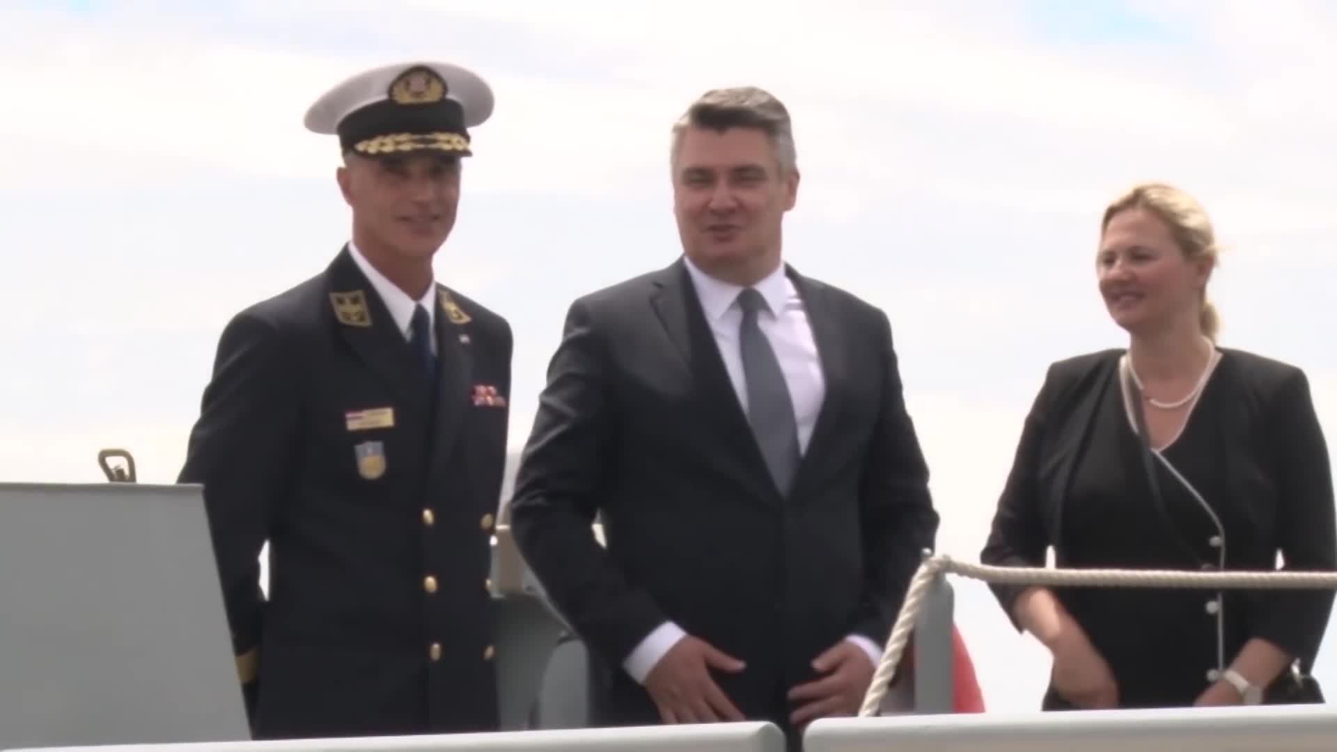 Президент Хорватии параде Победы