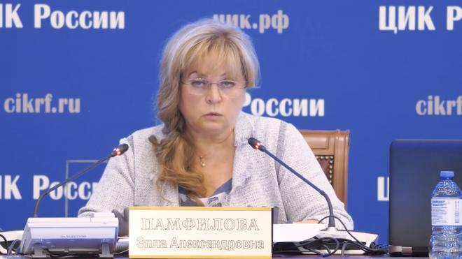 Памфилова оценила состояние системы онлайн голосования 