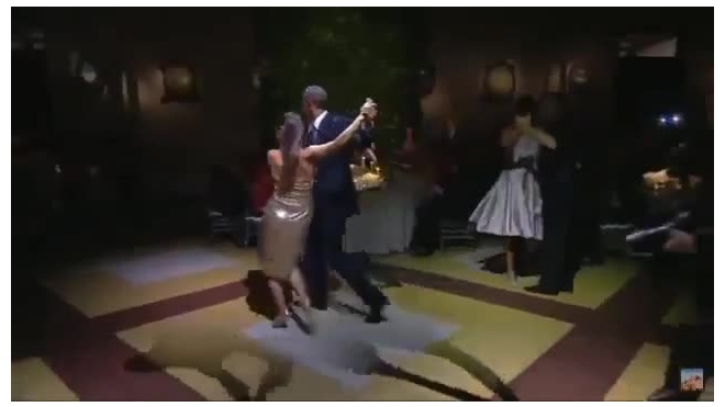 Танцовщица танго из Аргентины совратила Обаму на глазах у жены