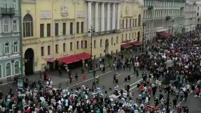 крестный ход на невском проспекте 12 сентября фото и видео 