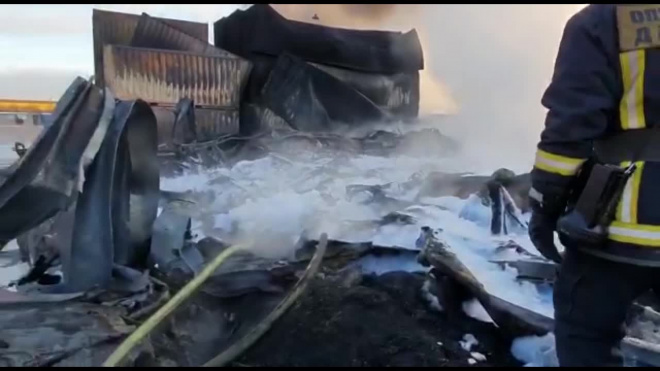 Склад на Московском шоссе мог сгореть из-за нарушений правил безопасности