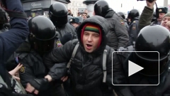 В Петербурге на несогласованной акции оппозиции задержано 40 человек