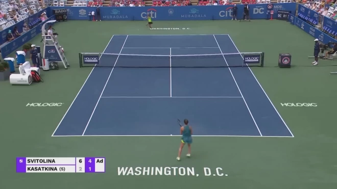 Касаткина уступила Свитолиной во втором круге турнира в Вашингтоне
