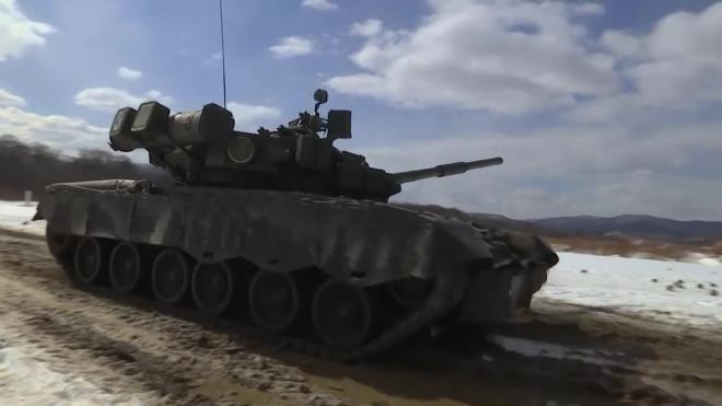 Кантемировской дивизии передали еще 10 модернизированных танков Т-80БВМ