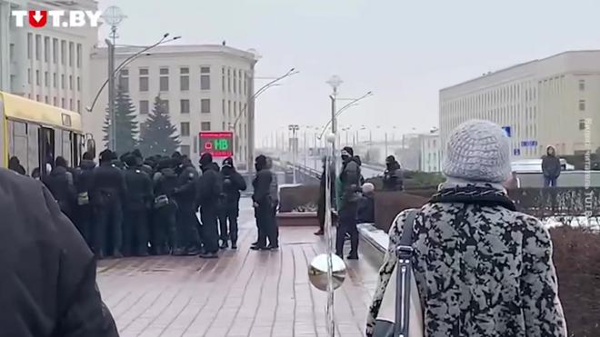Акцию протеста пенсионеров в Минске остановила милиция