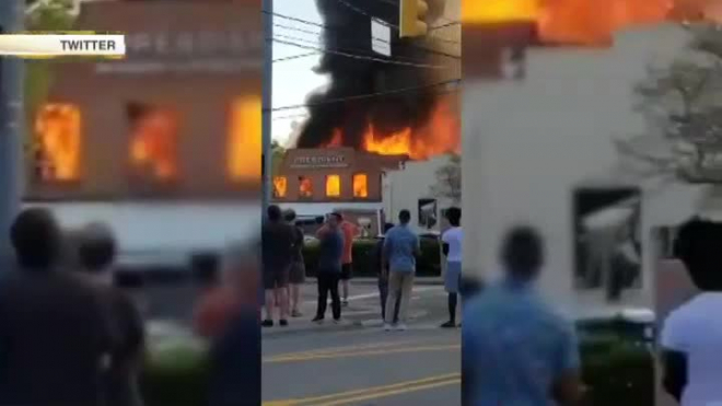 Видео: в США при взрыве офисного здания погиб человек 