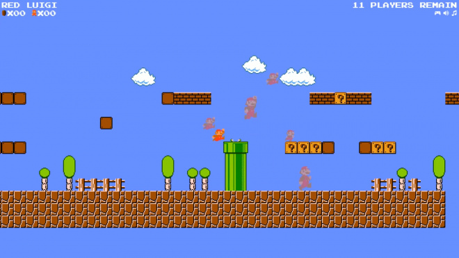 Блогер разработал режим "королевской битвы" в Super Mario Bros