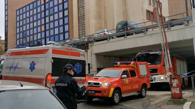 При взрыве у телерадиокомпании в Белграде погиб человек