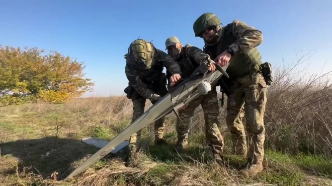 Расчет БПЛА скорректировал огонь РСЗО по скоплению пехоты ВСУ