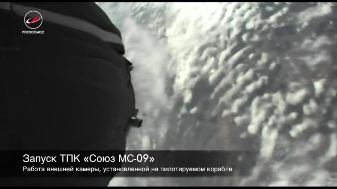 В сеть попало редкое видео отделения корабля "Союз" от ракеты-носителя
