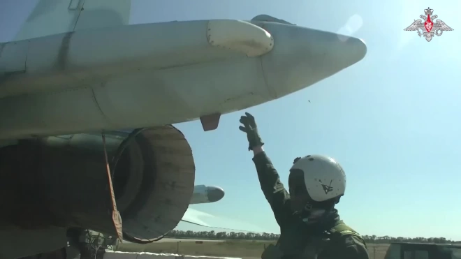 Минобороны показало кадры боевой работы истребителя Су-30СМ
