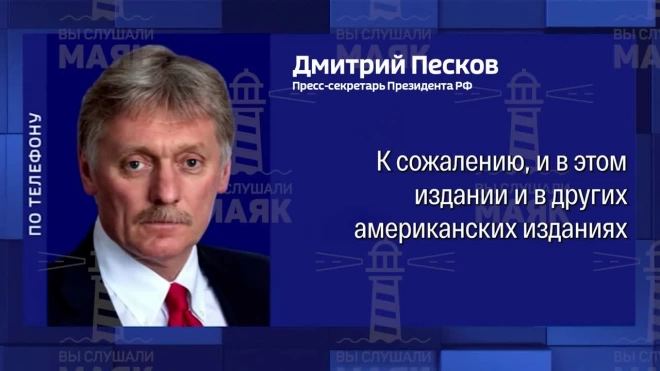 Песков опроверг информацию о контактах Путина и Маска