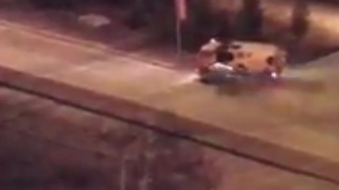 Жуткое видео из Сургута: Появилось видео момента смертельного столкновения автомобиля с уборочной техникой