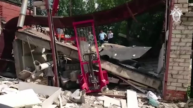 Опубликовано видео с места гибели людей при взрыве гаража в Подмосковье