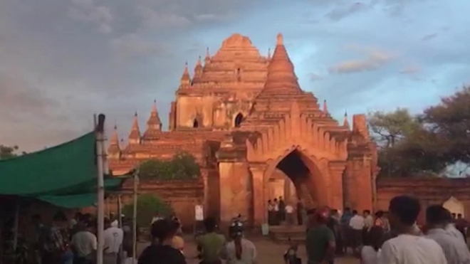 Последствия разрушительного землетрясения в Мьянме попали на видео