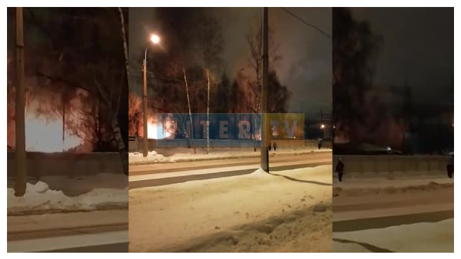 Видео: На Гжатской улице полтора часа тушили бараки