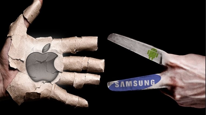 Samsung «швырнул к ногам» Apple 30 грузовиков мелочи