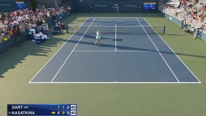 Касаткина не смогла выйти во второй круг US Open