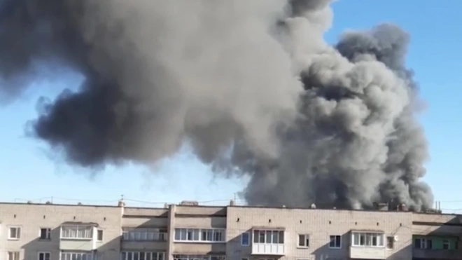 В Кинешме загорелся цех Дмитриевского химического завода