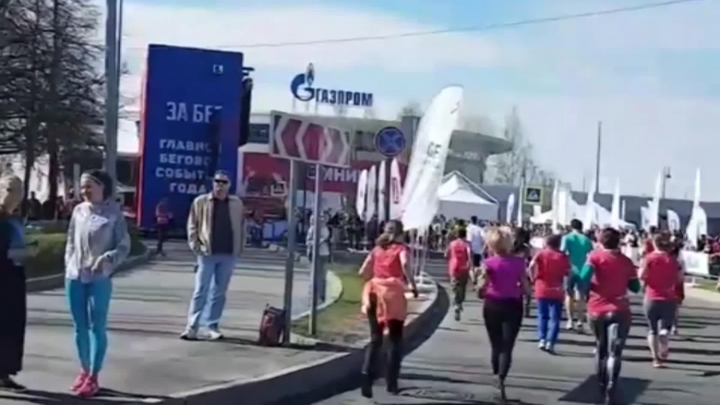 В Санкт-Петербурге проходит всероссийский полумарафон "ЗаБег"