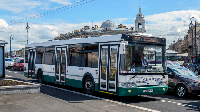 С 5 сентября в связи с открытием станции метро "Шушары" начнет ходить автобус №330