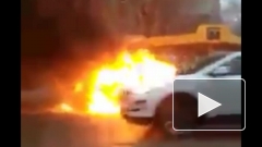 В Ростове сгорел автомобиль
