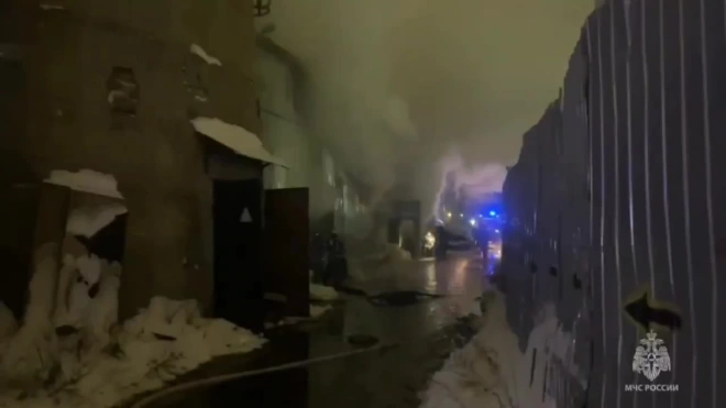Пожар в Химическом переулке в Петербурге локализован